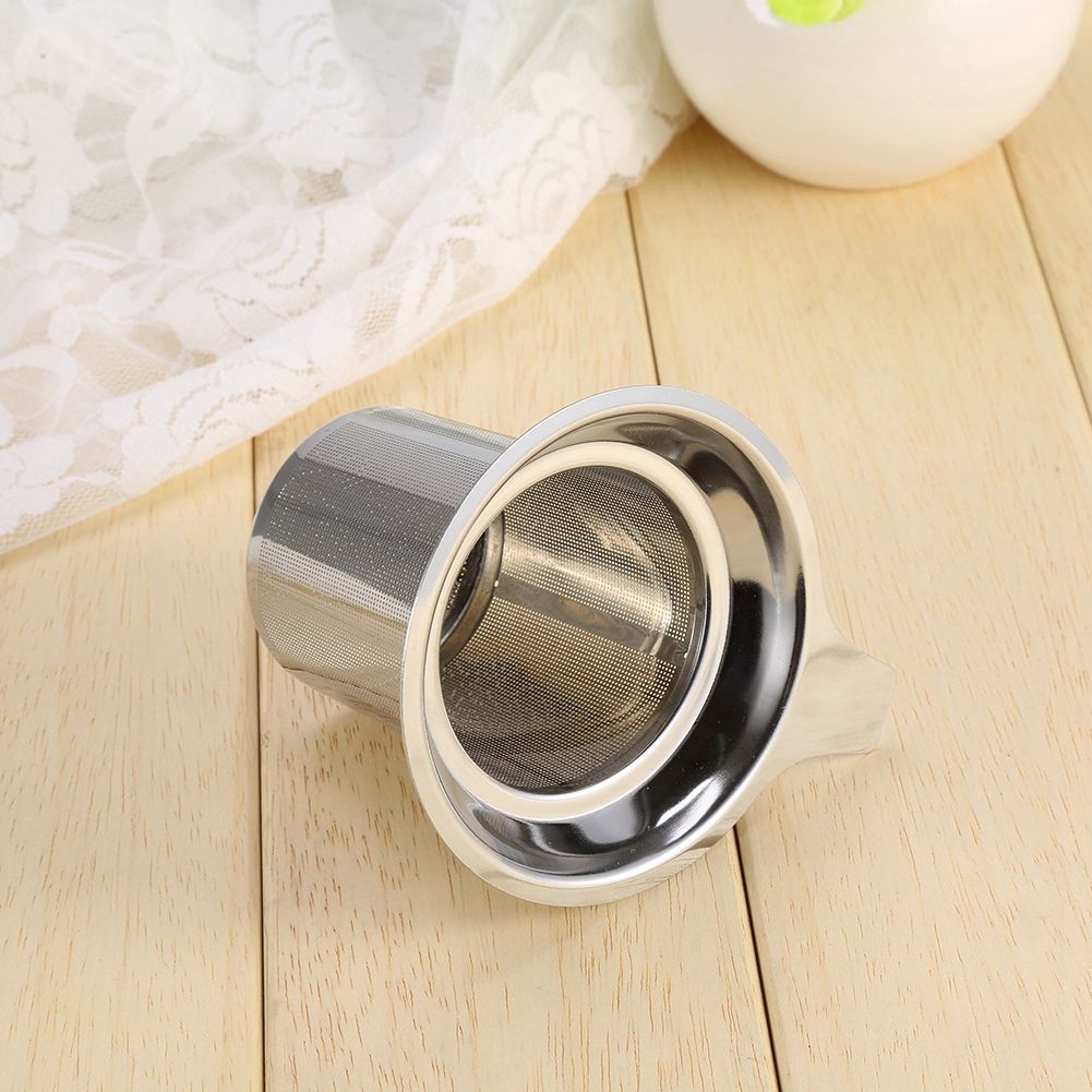 Stainless Steel Mesh Tea Infuser Reusable Cup Strainer Loose Leaf Spice Filter view 6