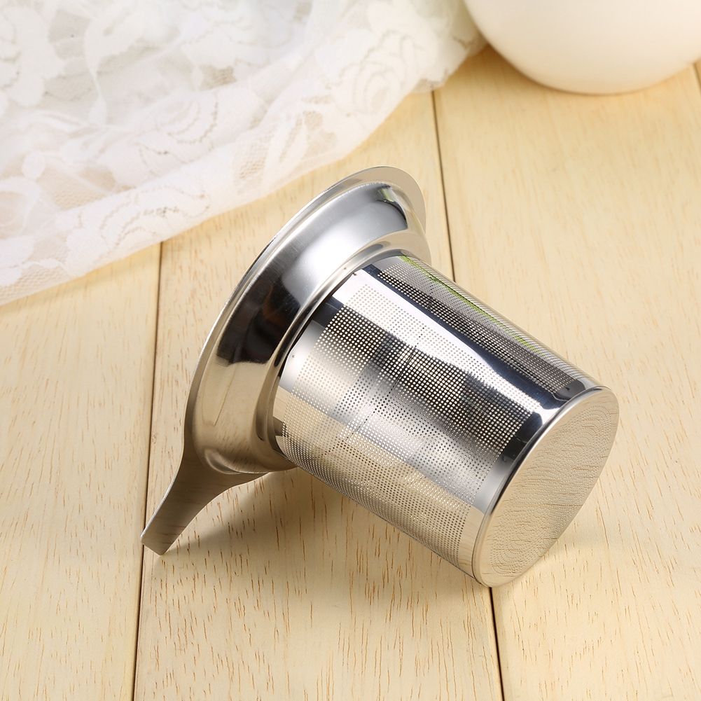 Stainless Steel Mesh Tea Infuser Reusable Cup Strainer Loose Leaf Spice Filter view 7