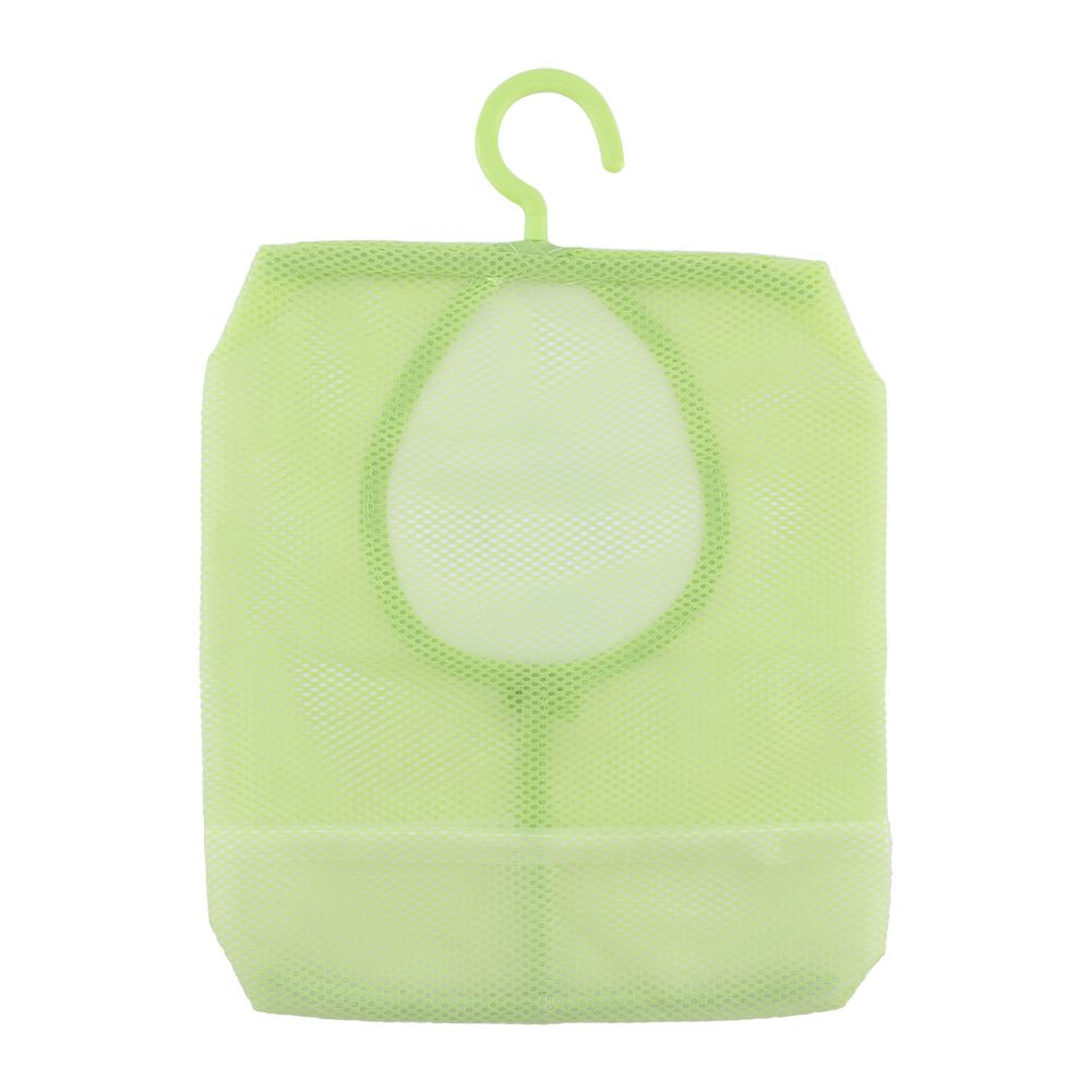 Kitchen Bathroom Hanging Storage Clothespin Mesh Bag Organizer Hanger Hook view 2