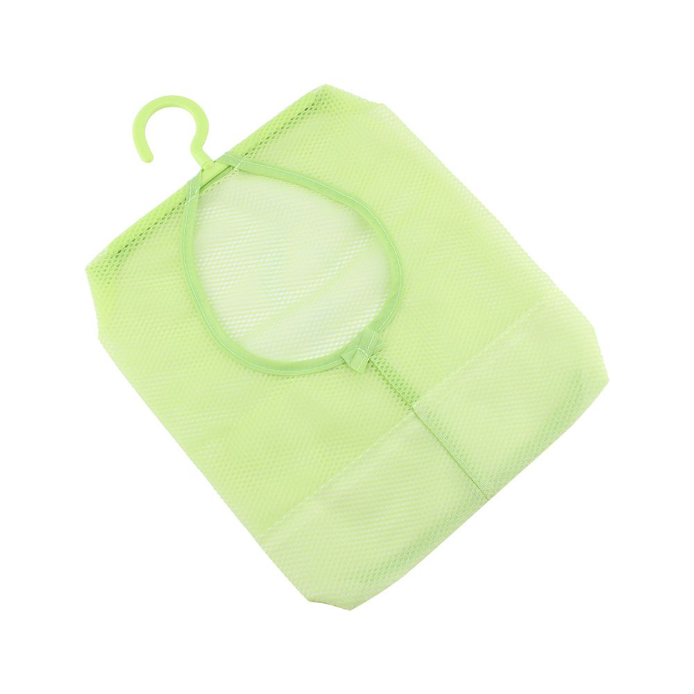 Kitchen Bathroom Hanging Storage Clothespin Mesh Bag Organizer Hanger Hook view 4