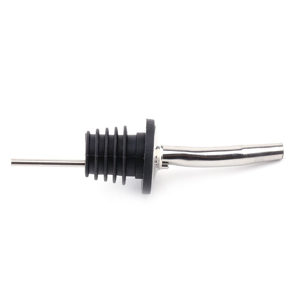 Stainless Steel Free Flow Vented Pourer Wine Liquor Bottle Spout Stopper US view 3