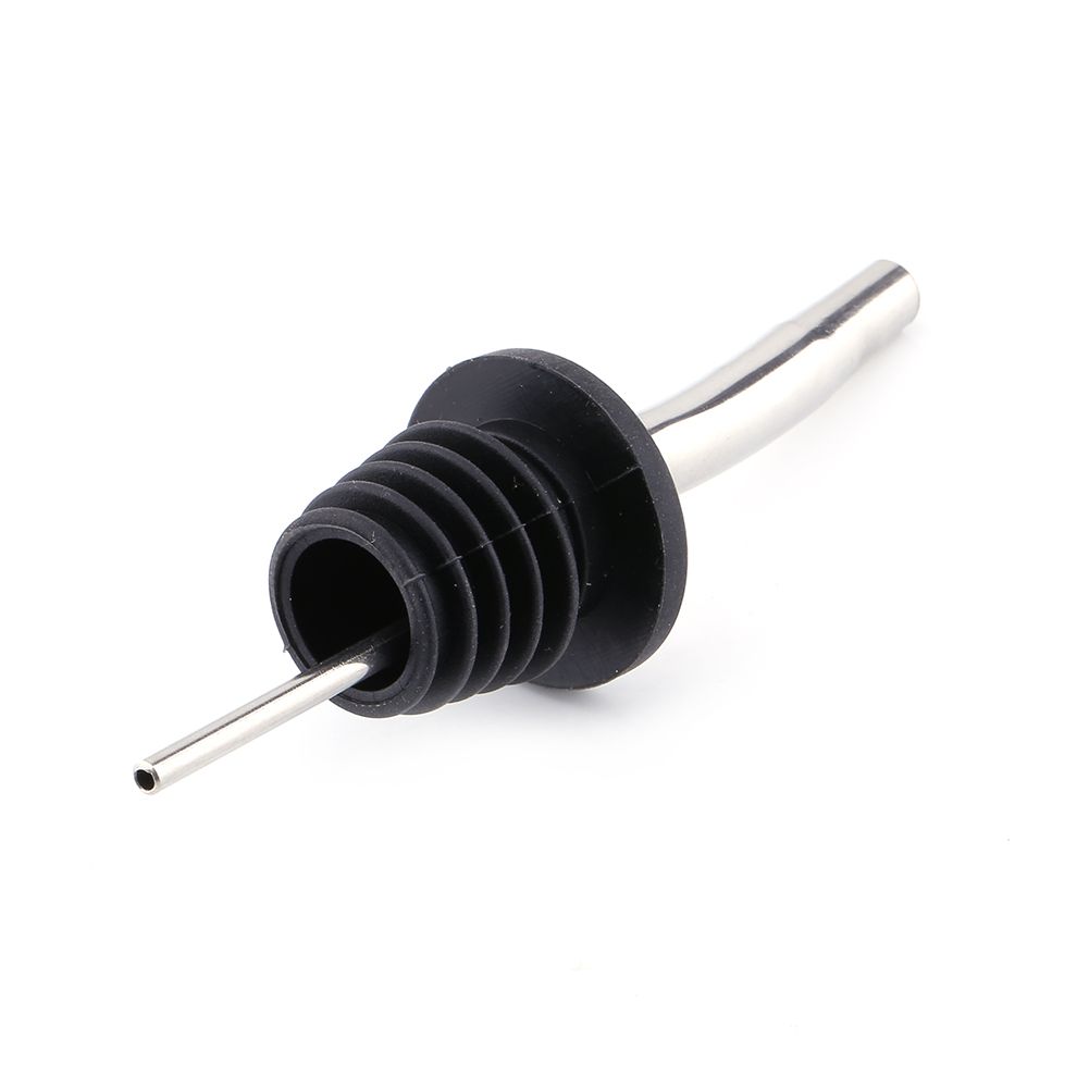 Stainless Steel Free Flow Vented Pourer Wine Liquor Bottle Spout Stopper US view 4