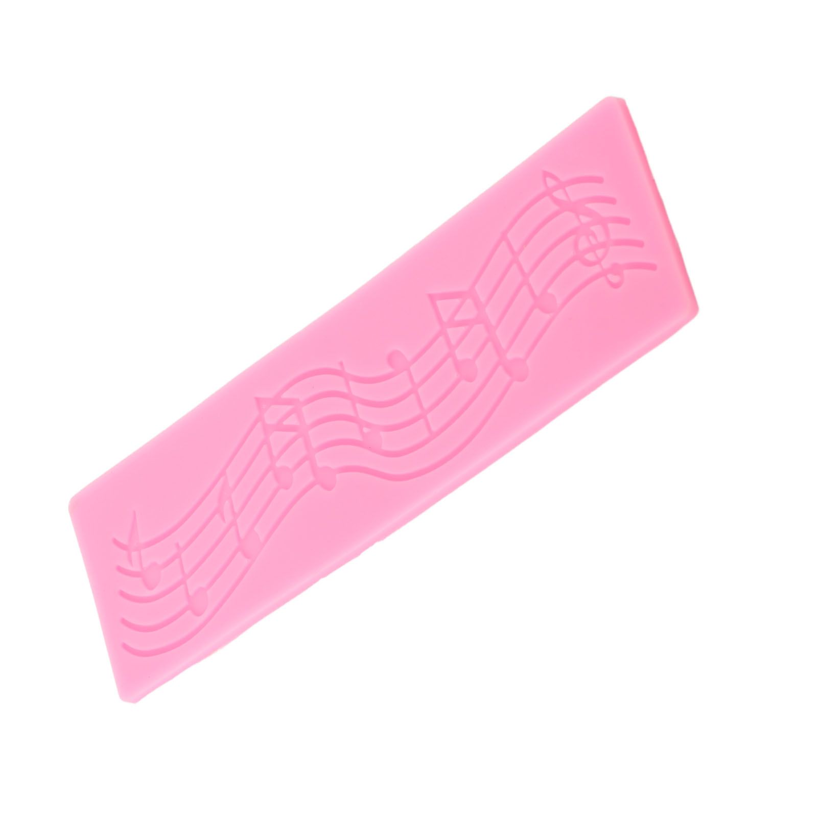Multi Music Note Lace Silicone Mold Mould Fondant Mat Cake Decorating Tool view 3