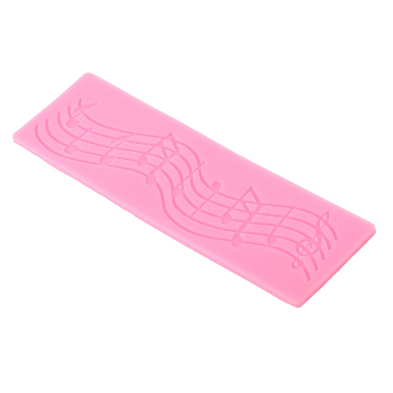 Multi Music Note Lace Silicone Mold Mould Fondant Mat Cake Decorating Tool view 4