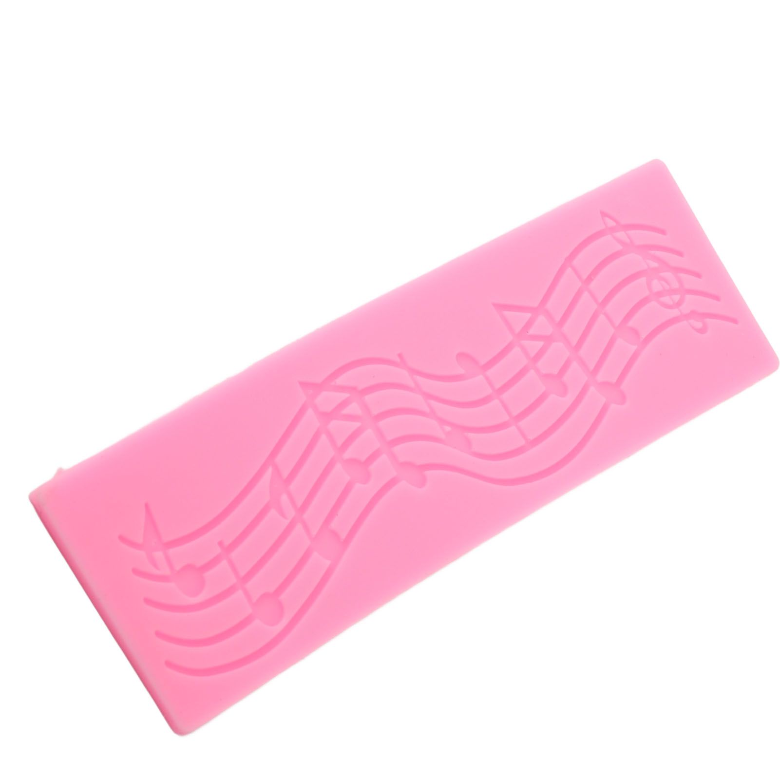 Multi Music Note Lace Silicone Mold Mould Fondant Mat Cake Decorating Tool view 5