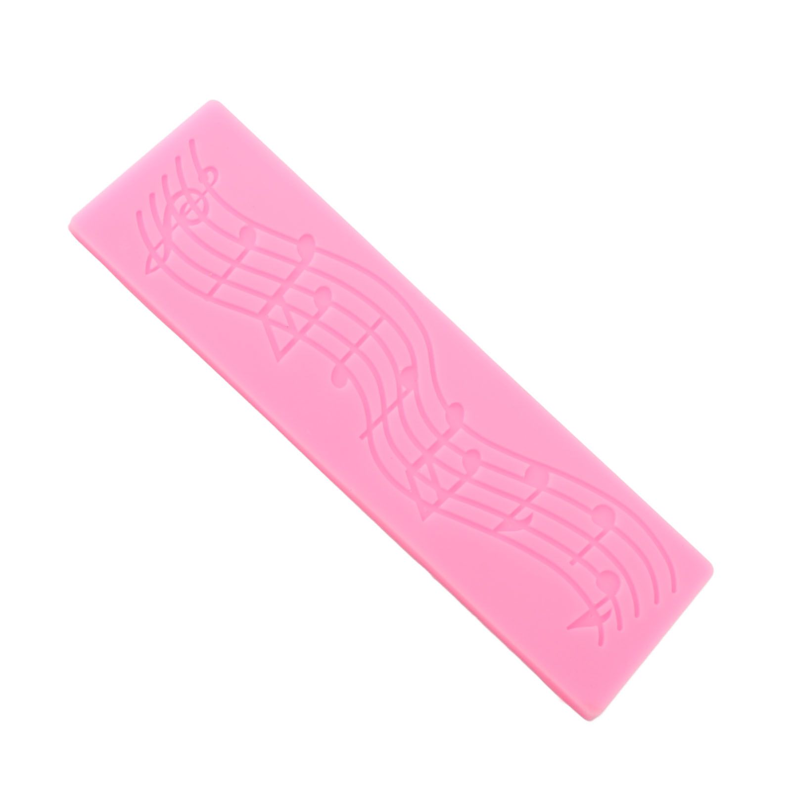 Multi Music Note Lace Silicone Mold Mould Fondant Mat Cake Decorating Tool view 7
