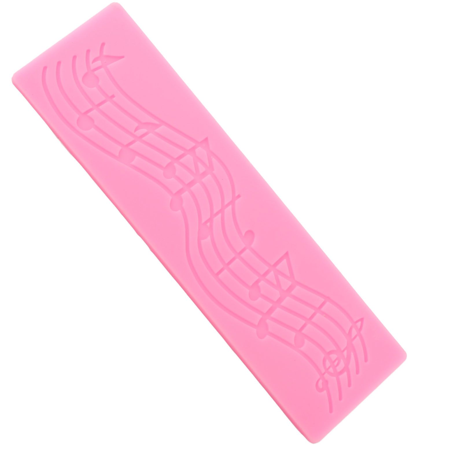 Multi Music Note Lace Silicone Mold Mould Fondant Mat Cake Decorating Tool view 10