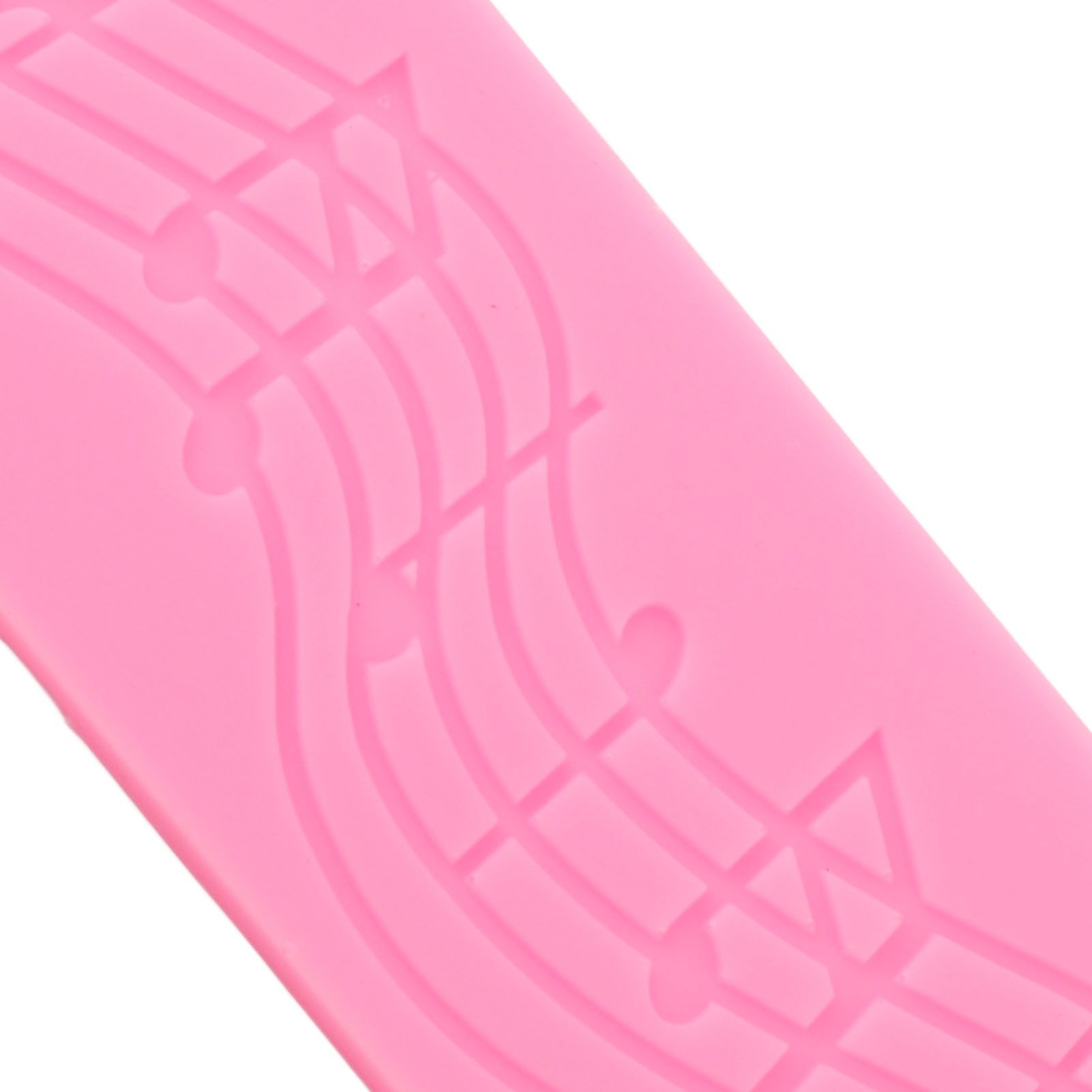 Multi Music Note Lace Silicone Mold Mould Fondant Mat Cake Decorating Tool view 14