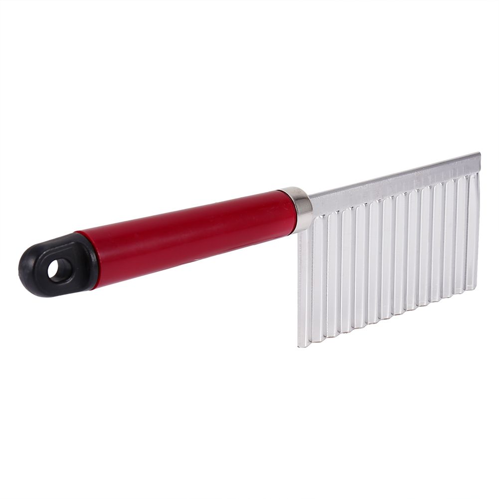 Potato Wavy Edged Knife Multifunction Stainless Steel Fruit Cutting Cooking Tool view 5
