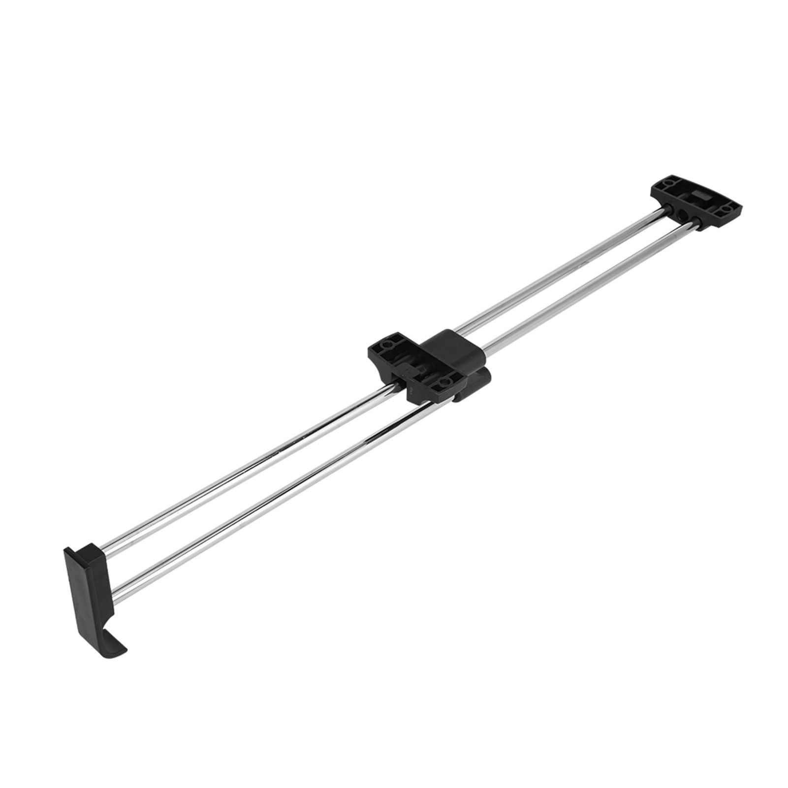 Wardrobe Chrome Pull Out Retractable Wardrobe Clothes Hanger Rail Towel Coat view 4