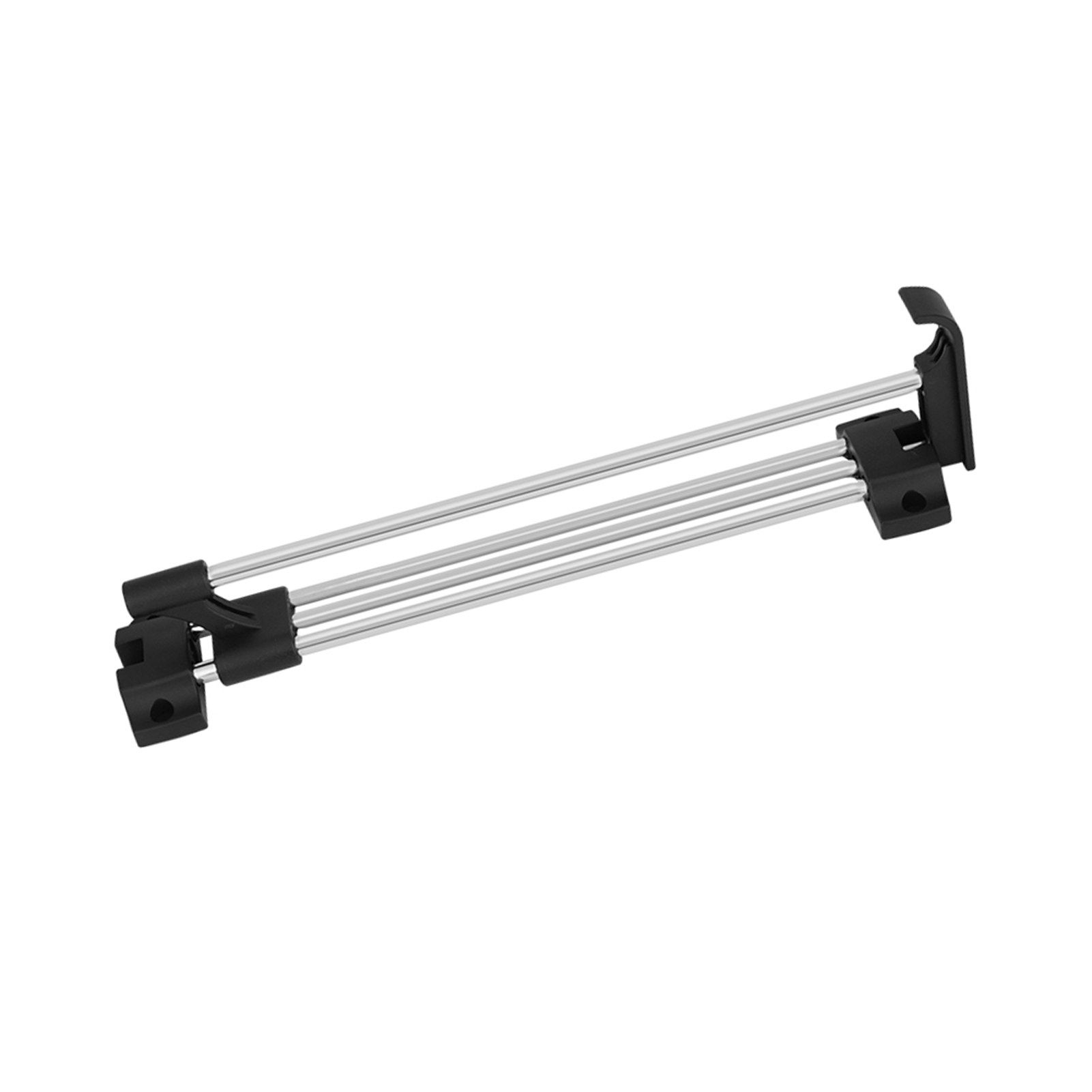 Wardrobe Chrome Pull Out Retractable Wardrobe Clothes Hanger Rail Towel Coat view 5