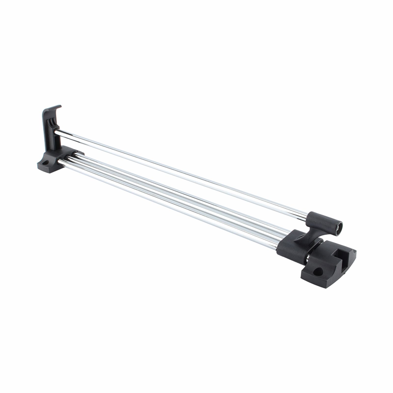 Wardrobe Chrome Pull Out Retractable Wardrobe Clothes Hanger Rail Towel Coat view 4