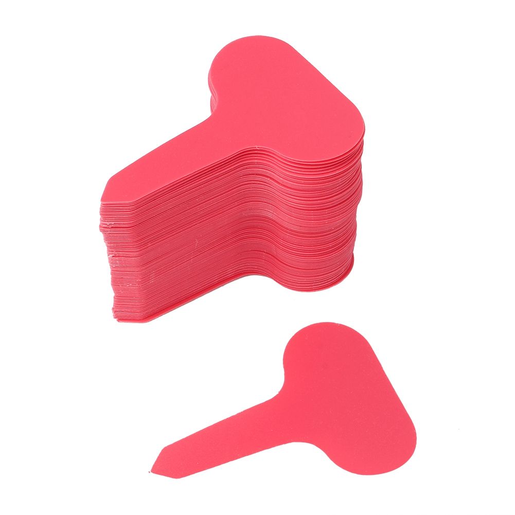 100pcs Garden Tags Plastic Plant TShape Tags Markers Nursery Garden Labels view 3