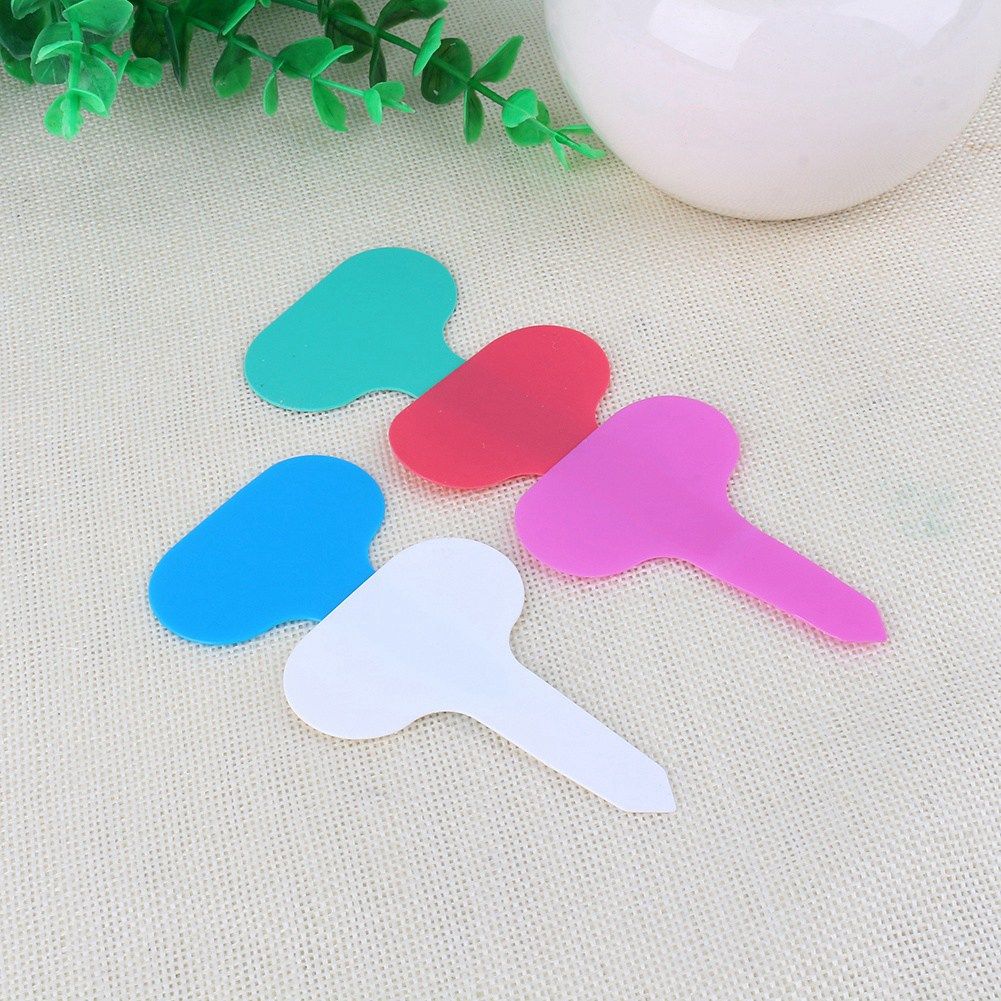 100pcs Garden Tags Plastic Plant TShape Tags Markers Nursery Garden Labels view 8