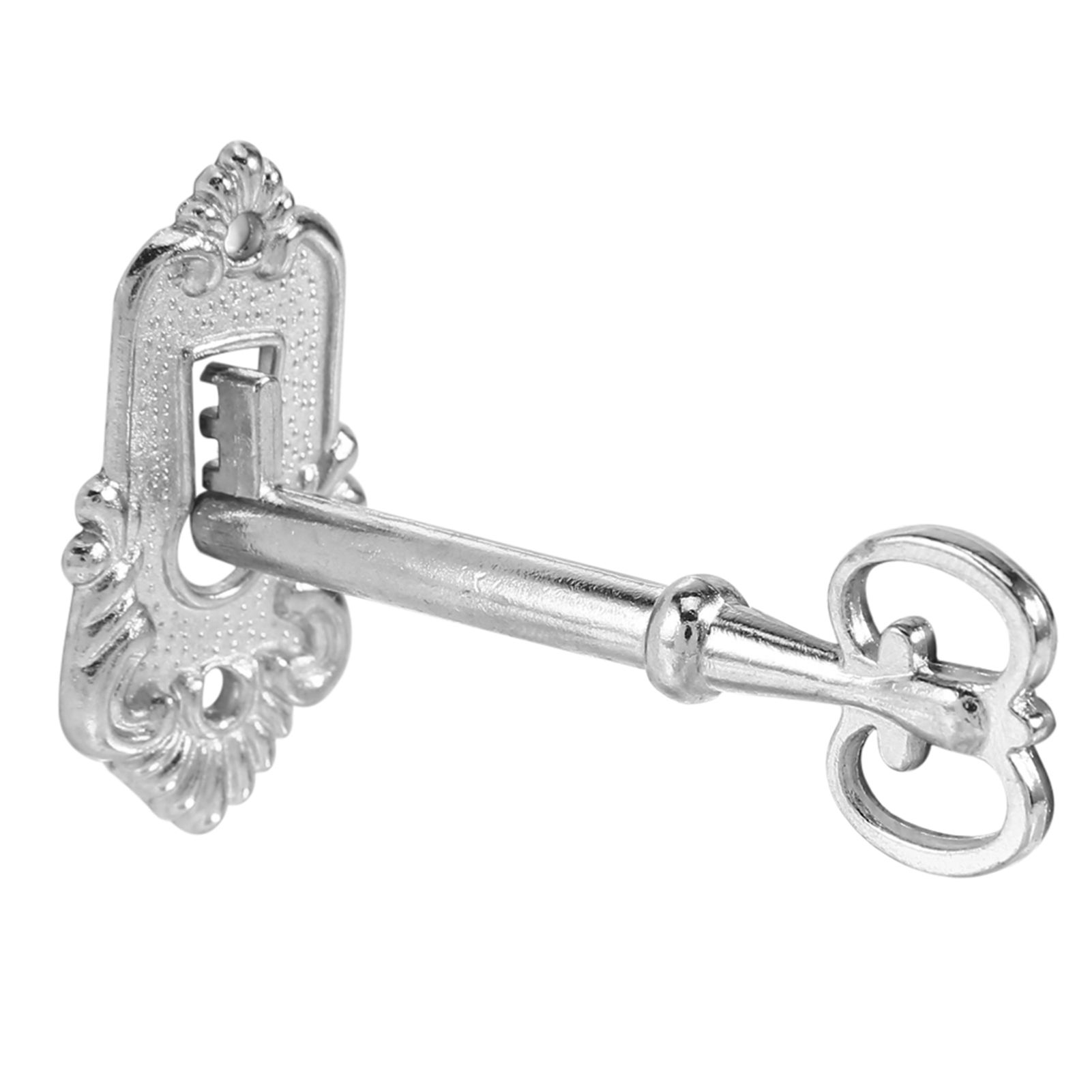 Antique Classical Drawer Cabinet Wardrobe Cupboard Gate Door Lock Key JS view 6