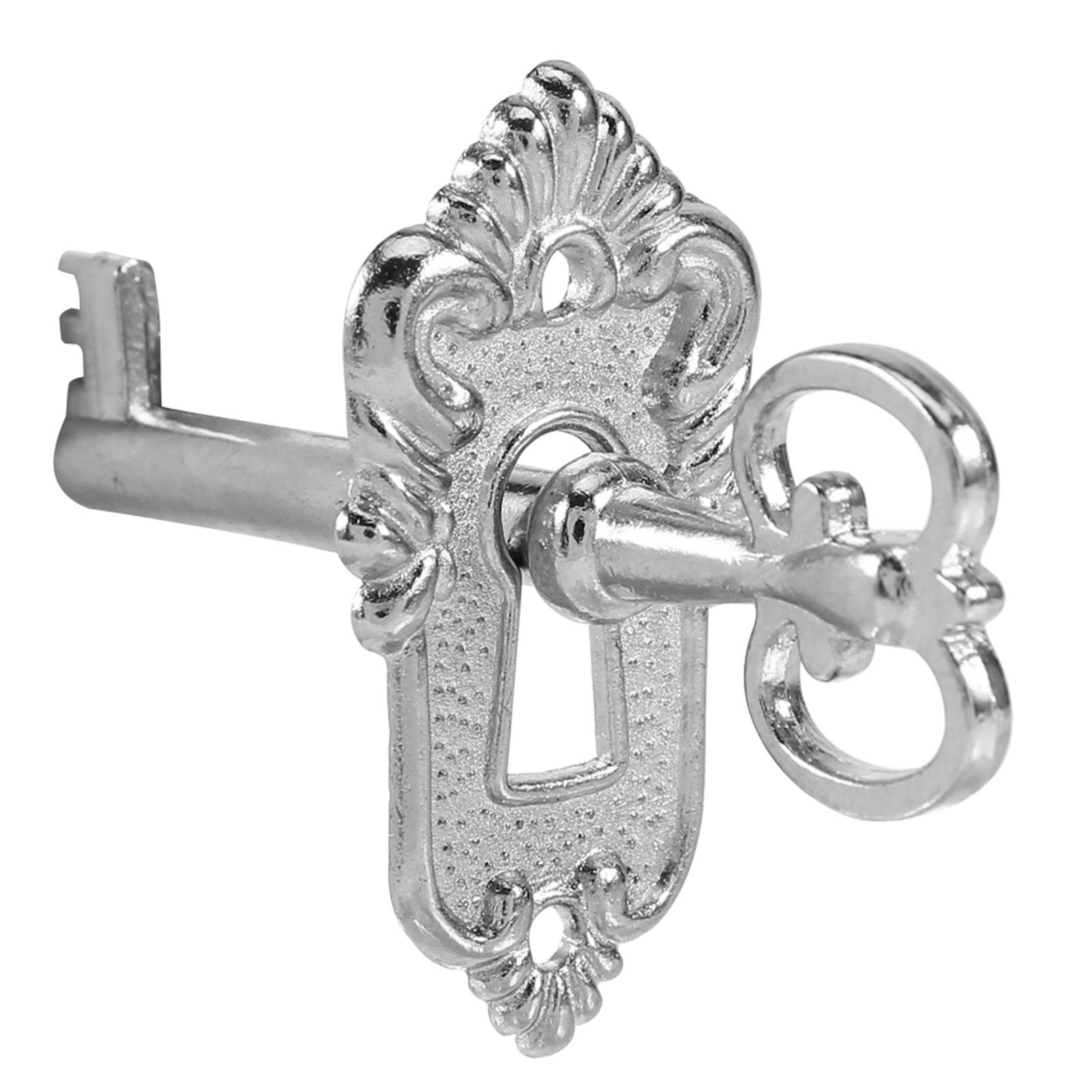 Antique Classical Drawer Cabinet Wardrobe Cupboard Gate Door Lock Key JS view 9