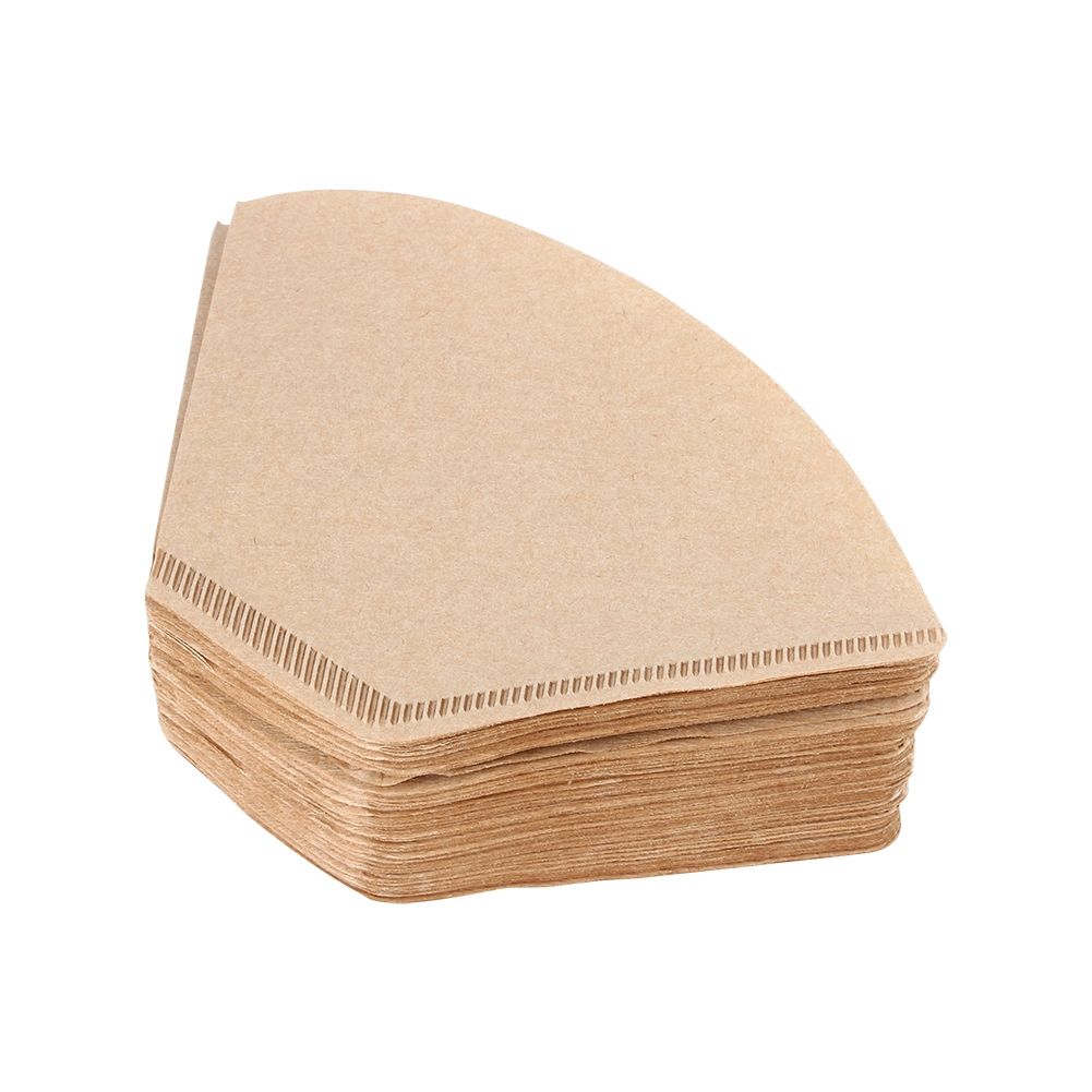 100x Unbleached Coffee Filter Papers Cones Cups Brewer Espresso Strainer Dripper view 7