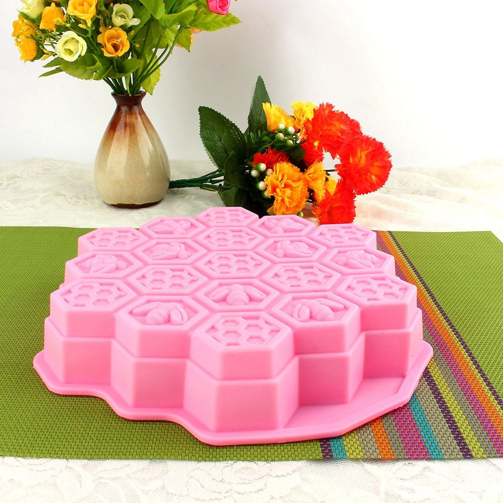 Soap Mold Silicone Loaf Baking Cookie Cake Tray Candle DIY Candy Chocolate Mould view 14