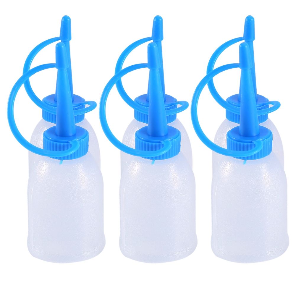 6Pcs/bag 30ML Industrial Glue Gel Oil Plastic Squeeze Empty Bottle Jet Dispenser view 2