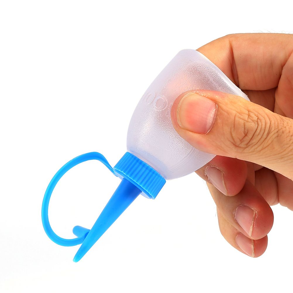 6Pcs/bag 30ML Industrial Glue Gel Oil Plastic Squeeze Empty Bottle Jet Dispenser view 3