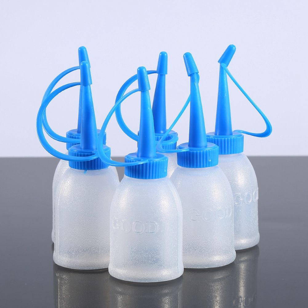 6Pcs/bag 30ML Industrial Glue Gel Oil Plastic Squeeze Empty Bottle Jet Dispenser view 4