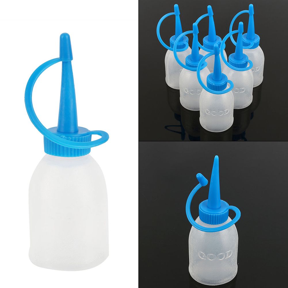 6Pcs/bag 30ML Industrial Glue Gel Oil Plastic Squeeze Empty Bottle Jet Dispenser view 10