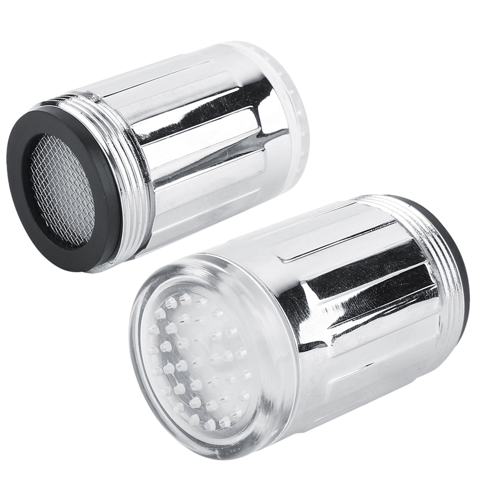3 Color LED Light Changing Glow Temperature Sensor Shower Stream Water Faucet view 12