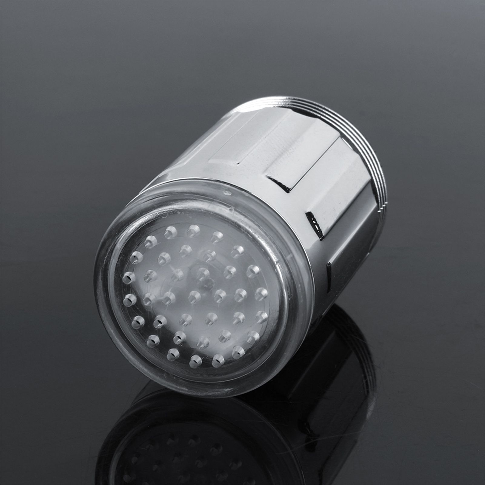 3 Color LED Light Changing Glow Temperature Sensor Shower Stream Water Faucet view 13