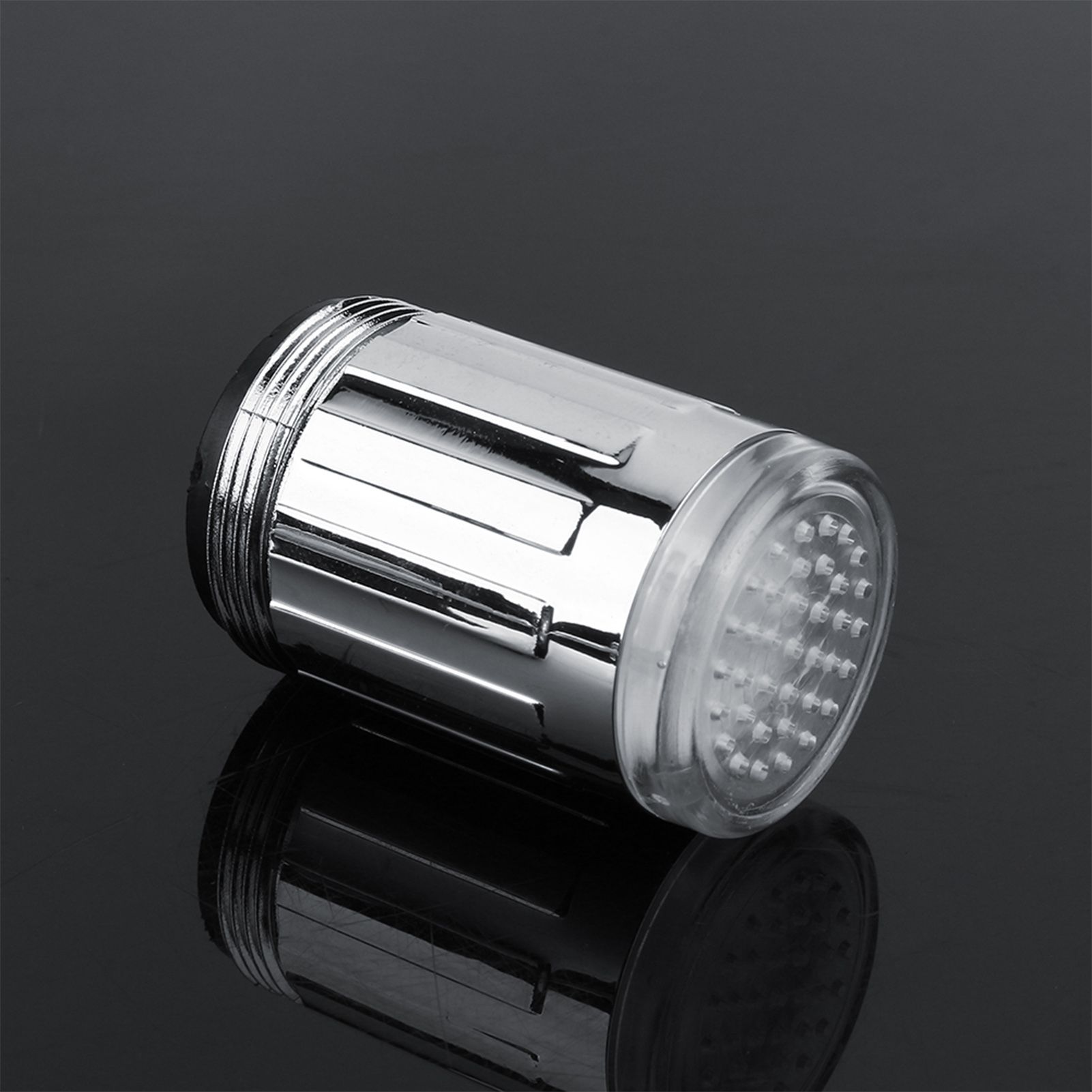 3 Color LED Light Changing Glow Temperature Sensor Shower Stream Water Faucet view 14