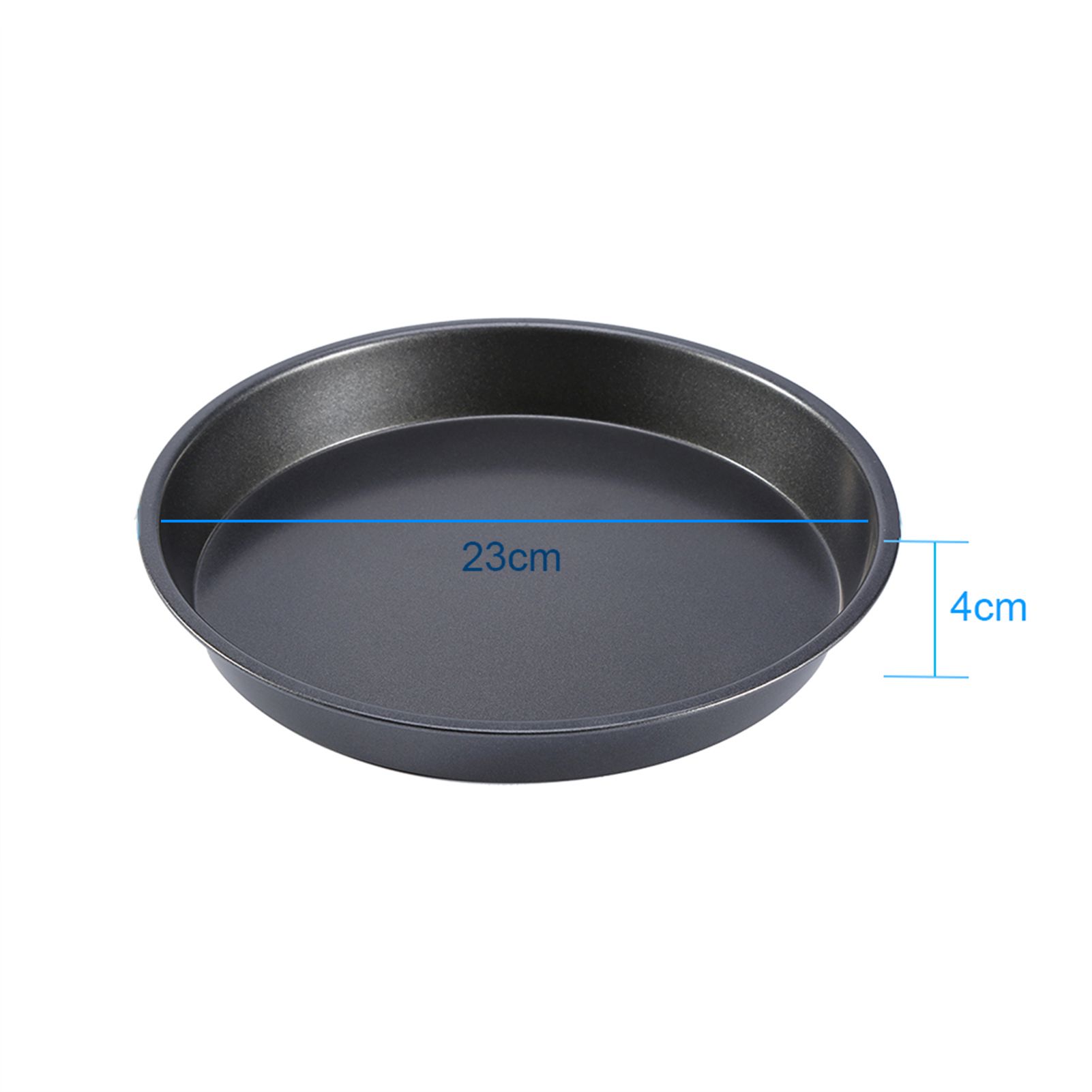 9 Inch Carbon Steel Nonstick Round Pizza Pan Microwave Oven Baking Dishes Pans view 2