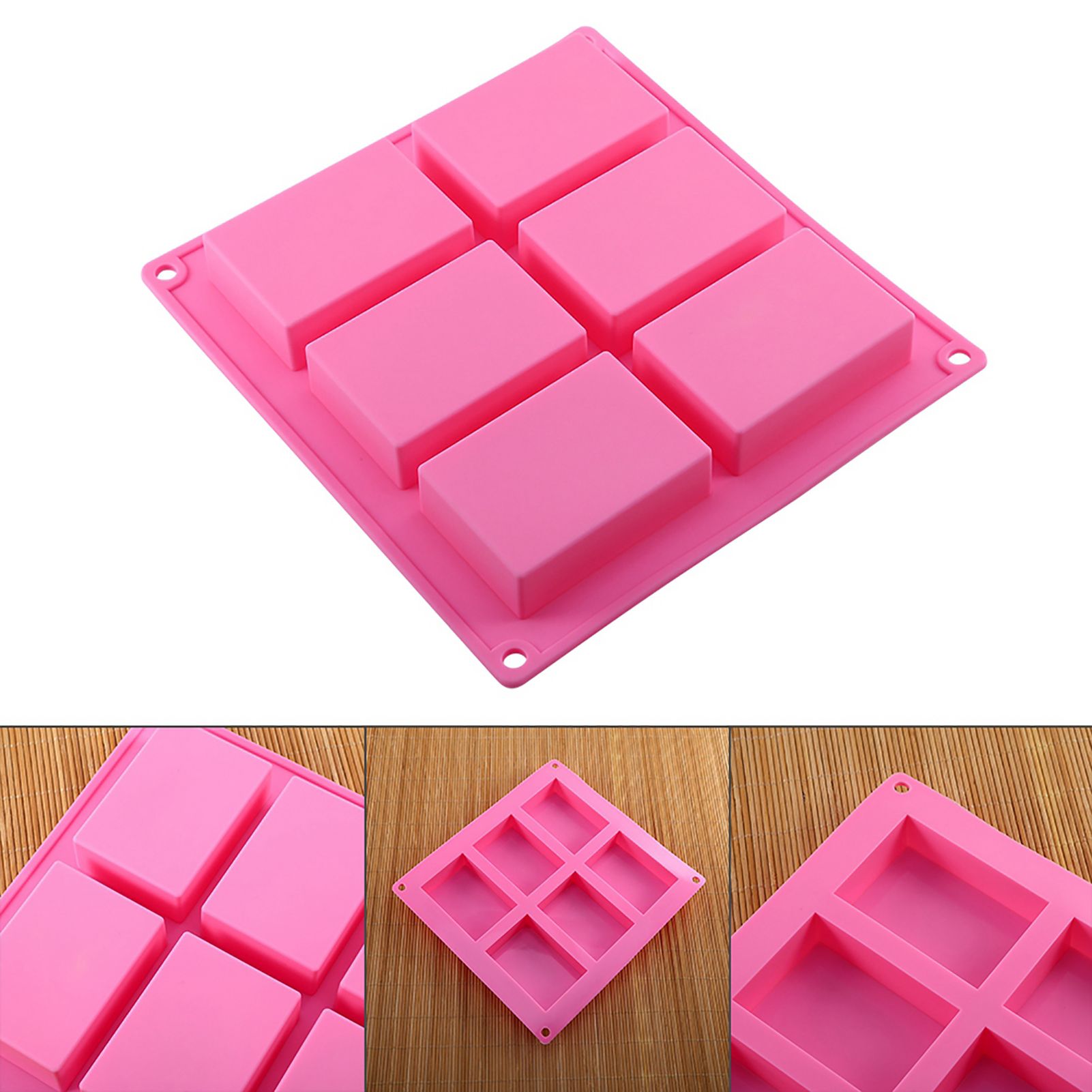 Soap Candle Mold Silicone Craft DIY Making Homemade Cookie Baking Cake Mould DIY view 5
