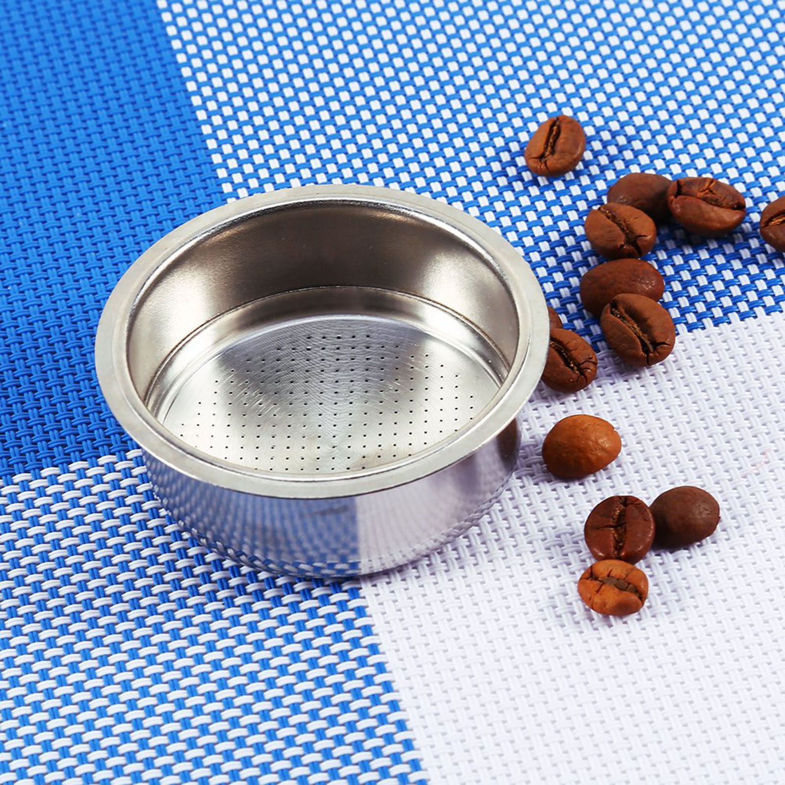 Stainless Steel Coffee 2 Cup Pressurized Filter Basket Strainer view 7
