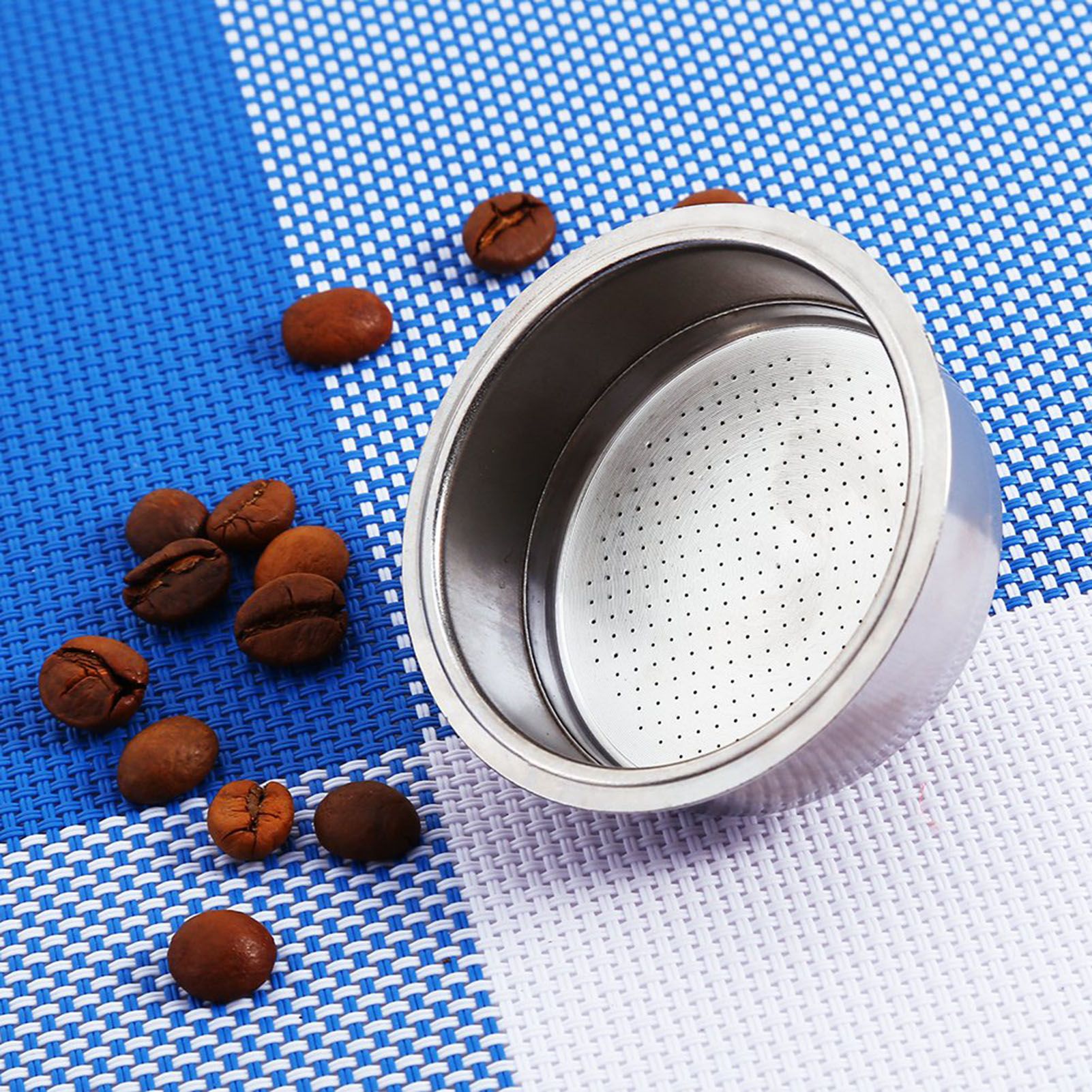 Stainless Steel Coffee 2 Cup Pressurized Filter Basket Strainer view 10