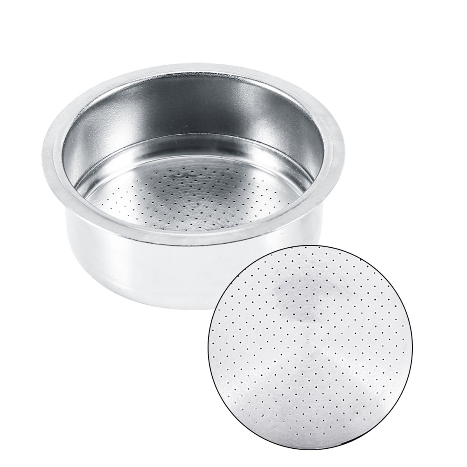 Stainless Steel Coffee 2 Cup Pressurized Filter Basket Strainer view 11