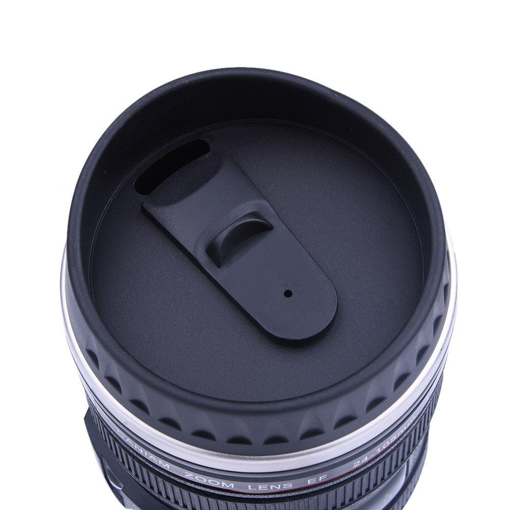Creative Camera Lens Shaped Insulation Cup Stainless Steel Insulated view 7