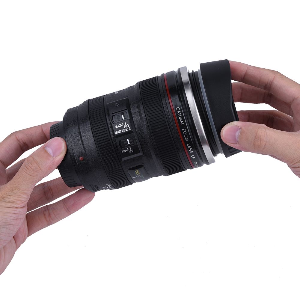 Creative Camera Lens Shaped Insulation Cup Stainless Steel Insulated view 9