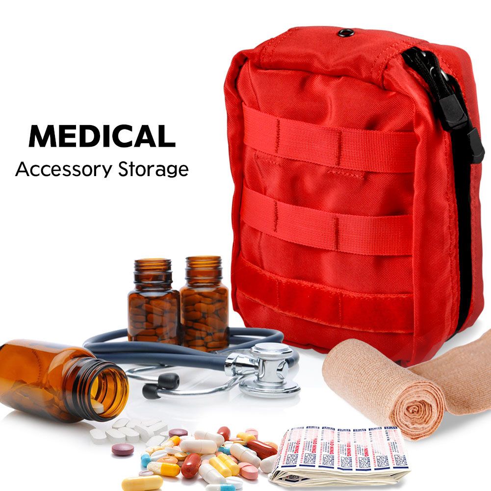 First Aid Medical Bag Pouch Backpack for Travel Camping Cycling view 2