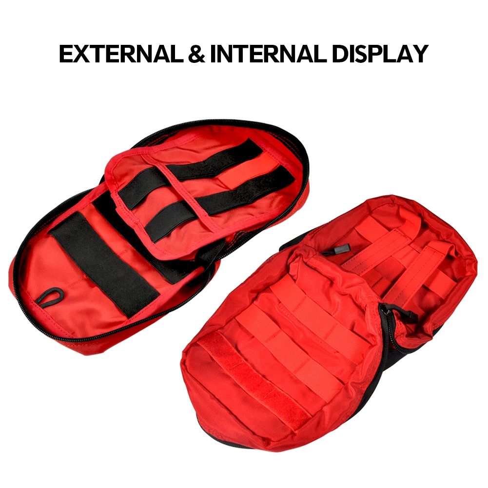 First Aid Medical Bag Pouch Backpack for Travel Camping Cycling view 5