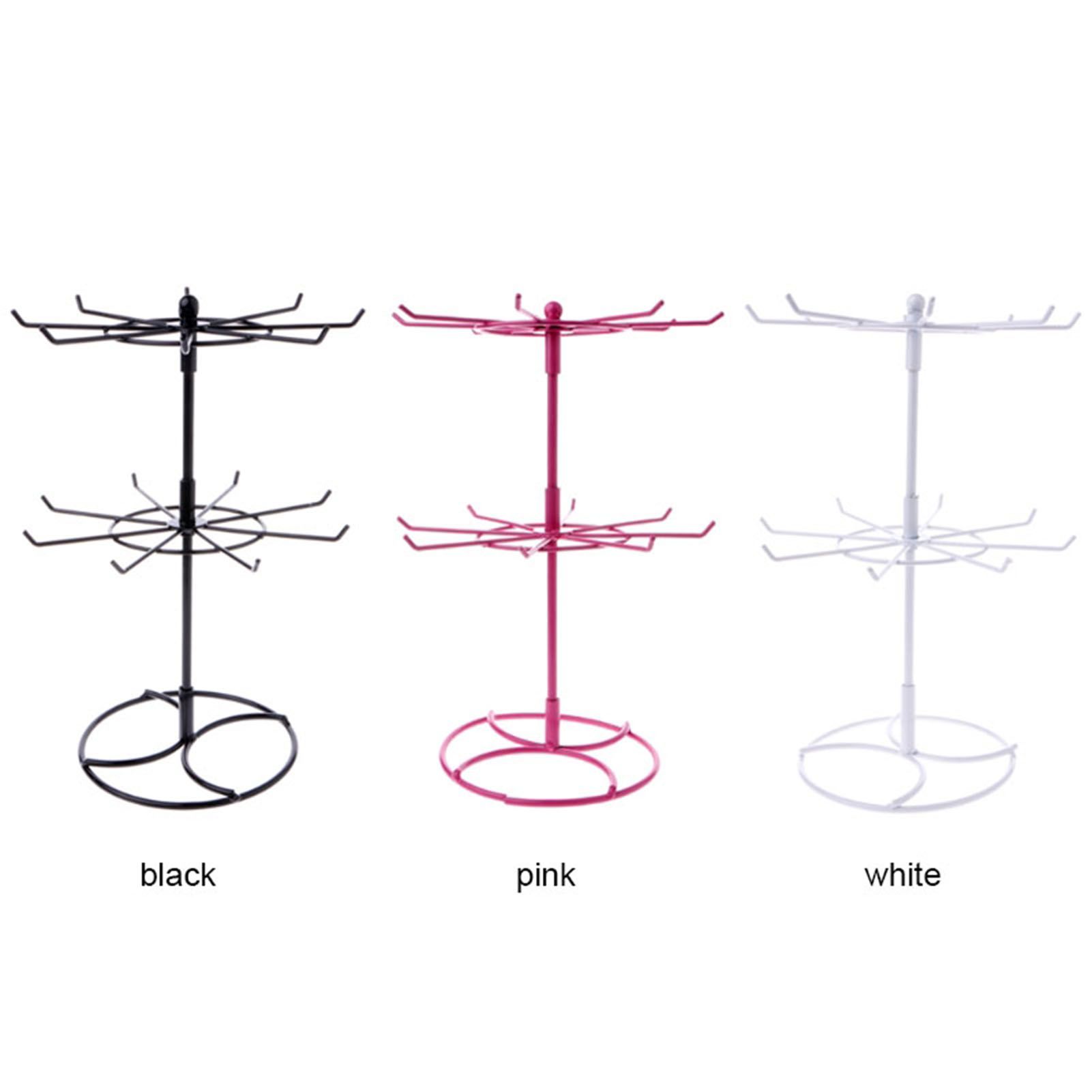Jewelry Display Rack Double Tier Jewelry Stand Portable Metal Jewelry Rack for view 3