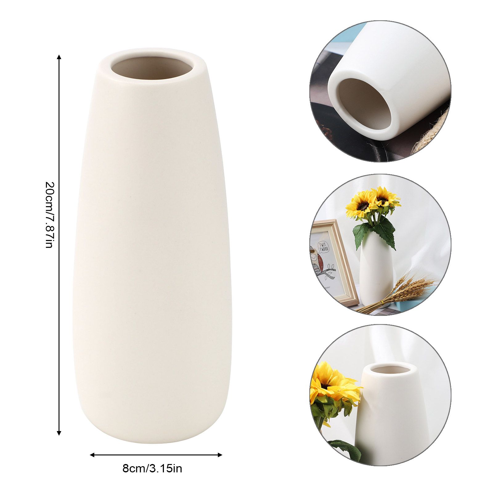 Simple Modern Ceramic Vase Home Room Table Desktop Decoration Ornaments view 9