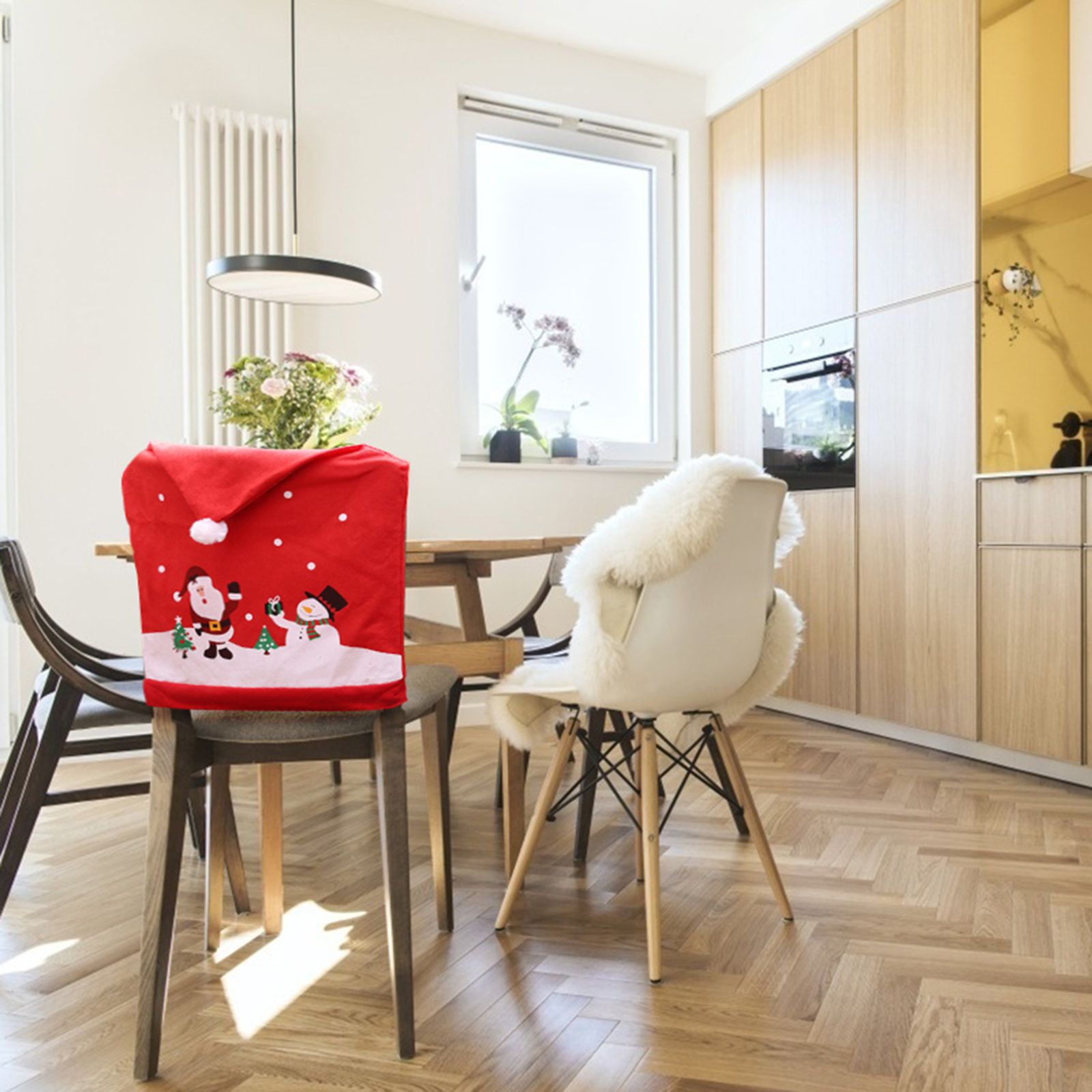 Non Woven Chair Set Cartoon Snowman Stool Set view 2