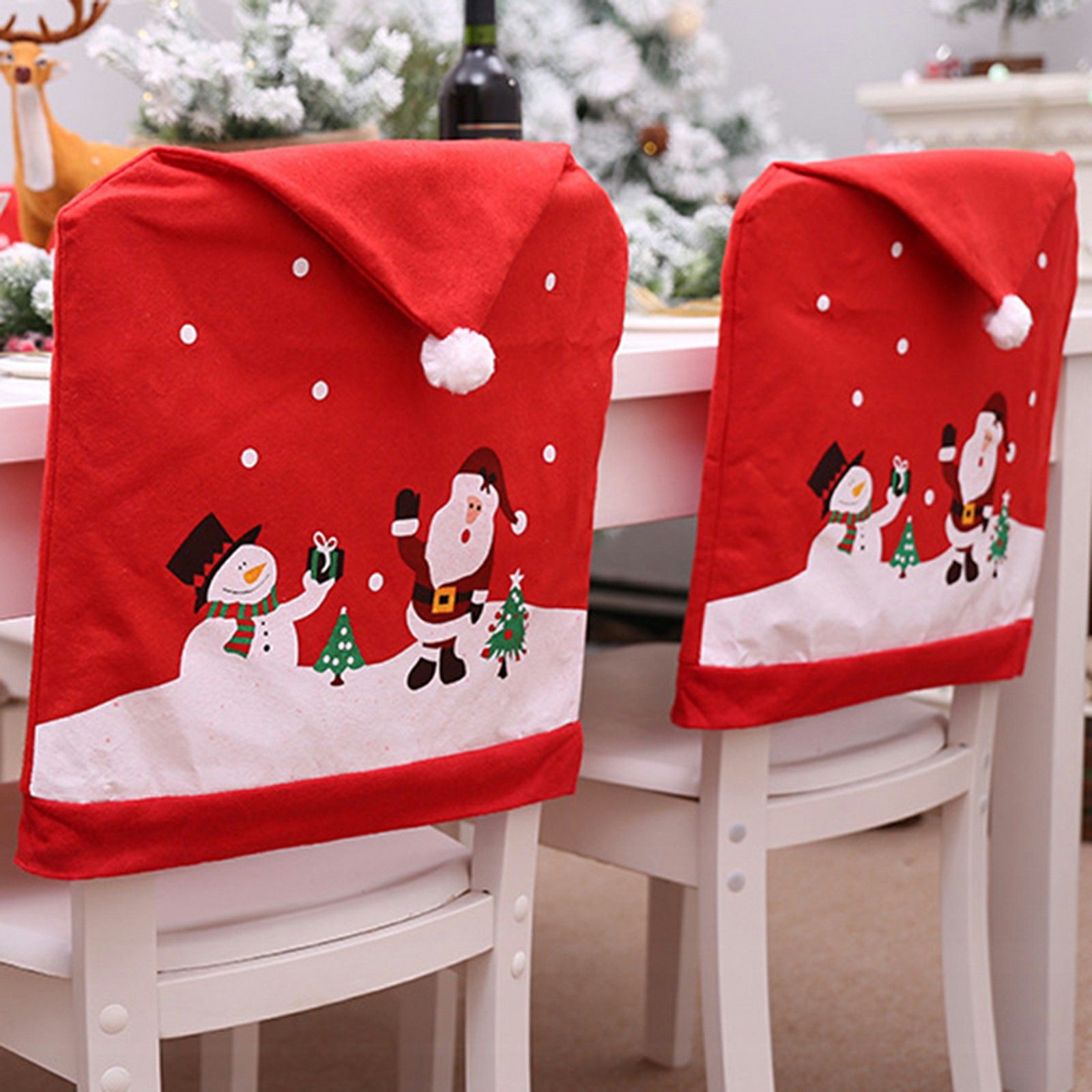 Non Woven Chair Set Cartoon Snowman Stool Set view 4