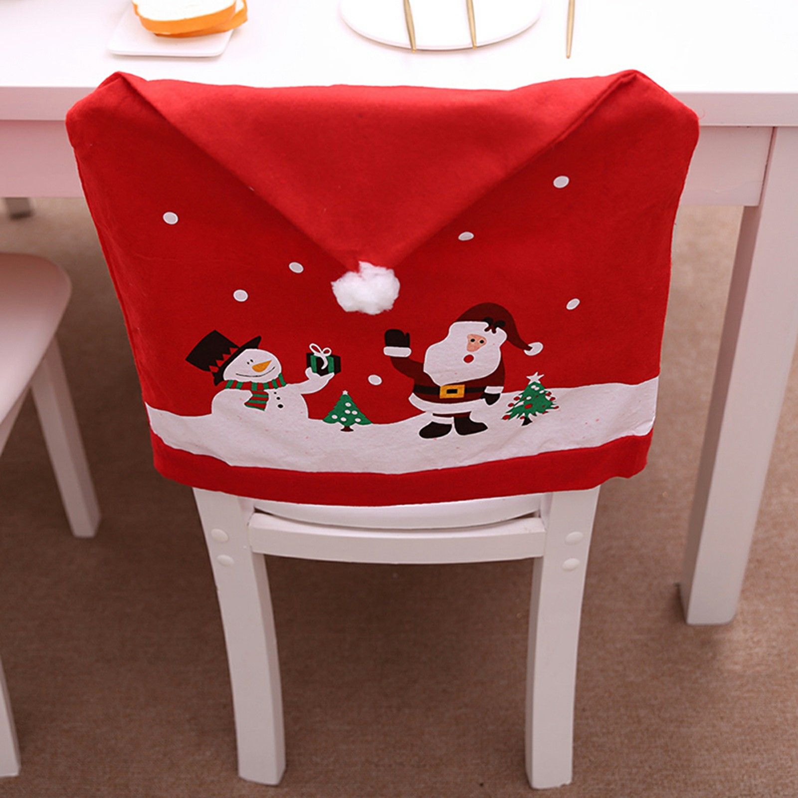 Non Woven Chair Set Cartoon Snowman Stool Set view 6