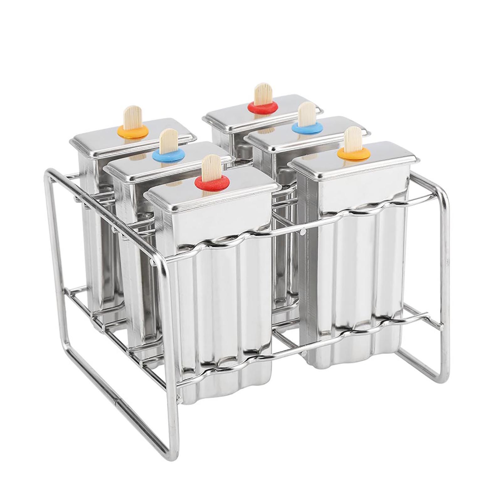 Stainless Steel Molds Ice Cream Industrial Home Kitchen DIY Ice Pop Mould view 2