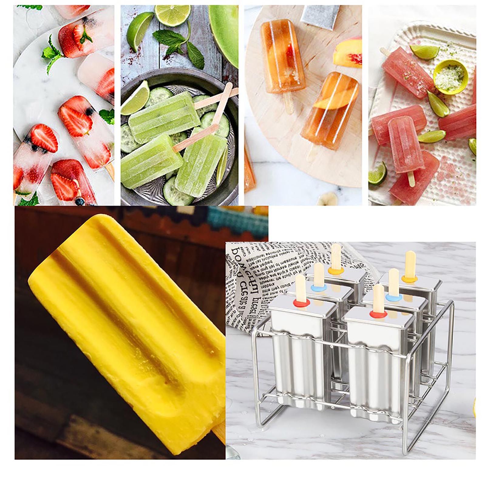 Stainless Steel Molds Ice Cream Industrial Home Kitchen DIY Ice Pop Mould view 7