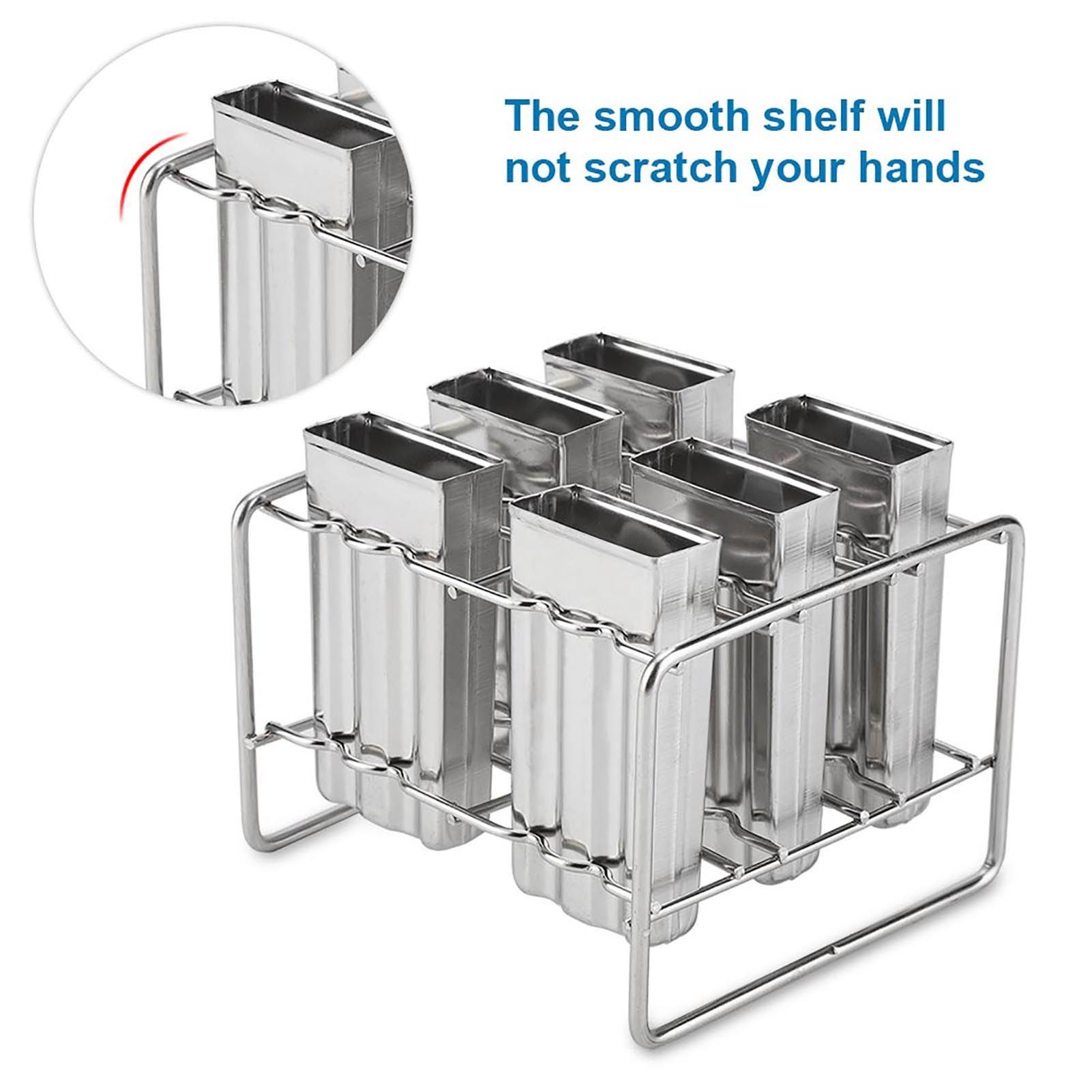 Stainless Steel Molds Ice Cream Industrial Home Kitchen DIY Ice Pop Mould view 9