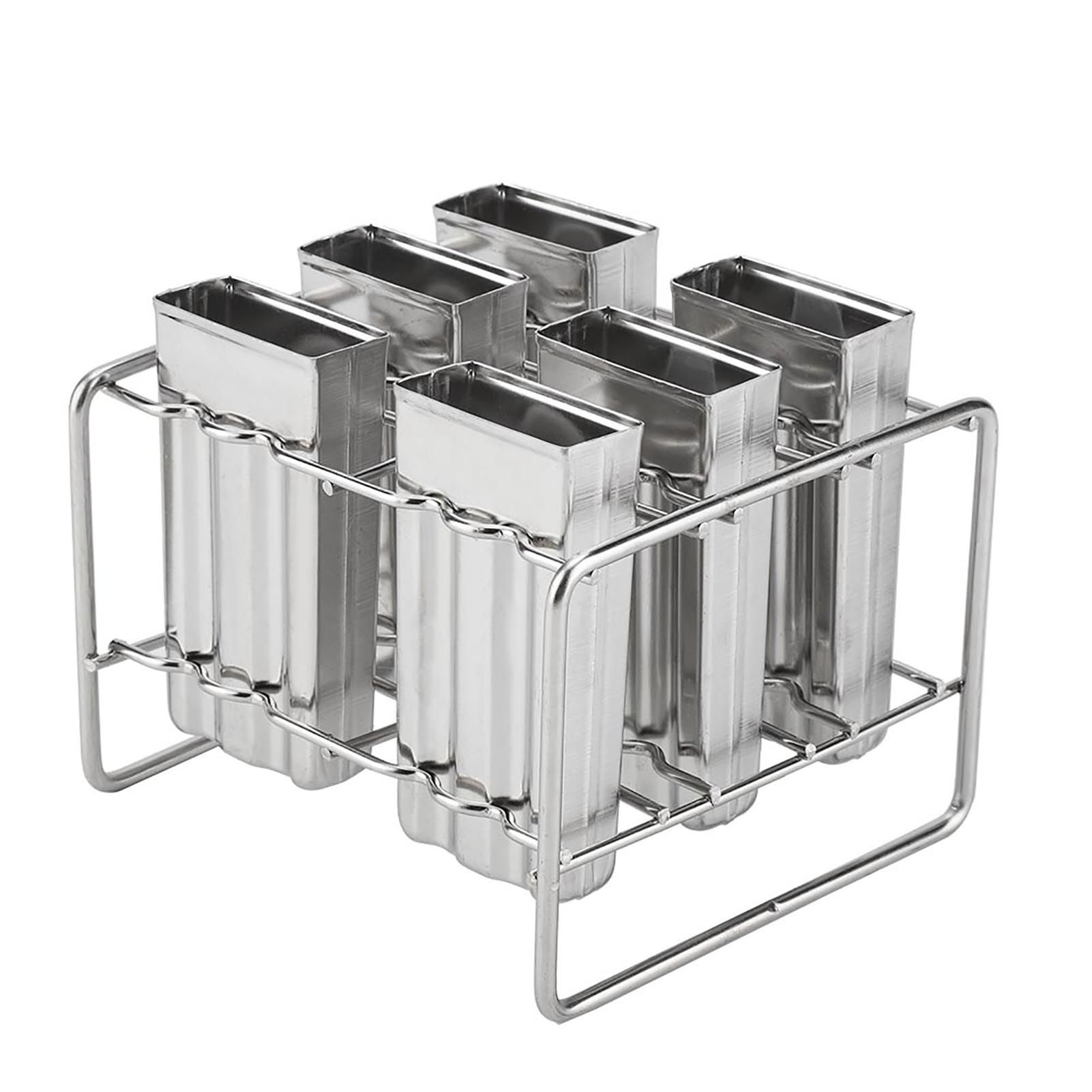 Stainless Steel Molds Ice Cream Industrial Home Kitchen DIY Ice Pop Mould view 15