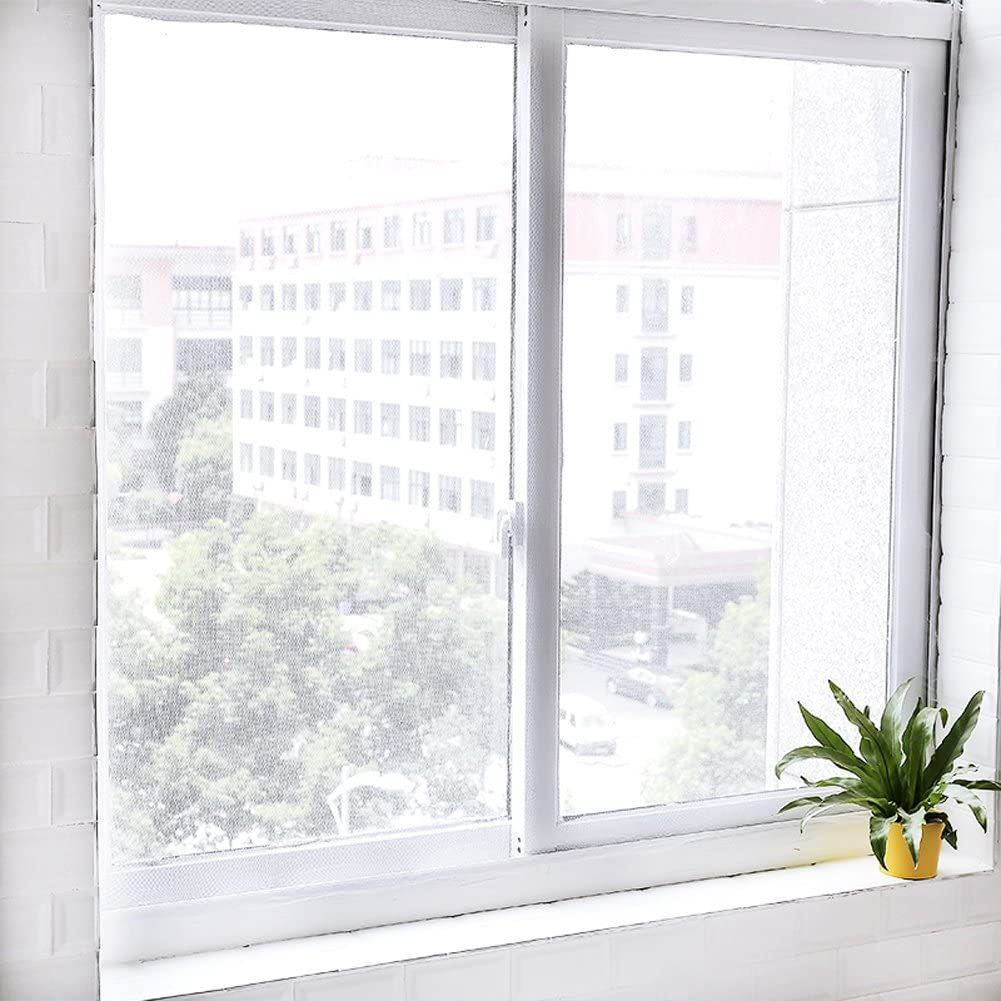 Self Adhesive Window Screening Mesh Anti Mosquito Bugs Flies Insects Room view 4