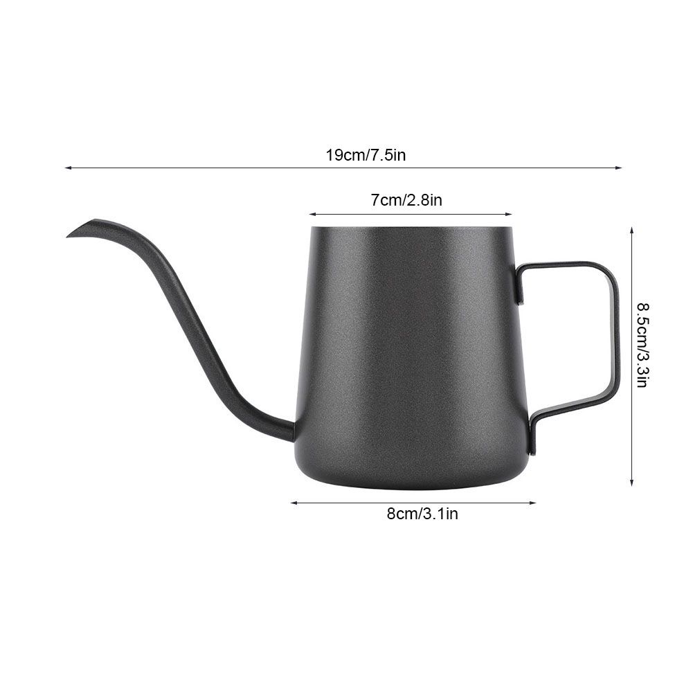 350 ml Stainless Steel Gooseneck Pour Over Drip Coffee Maker Tea Coffee Cup view 6