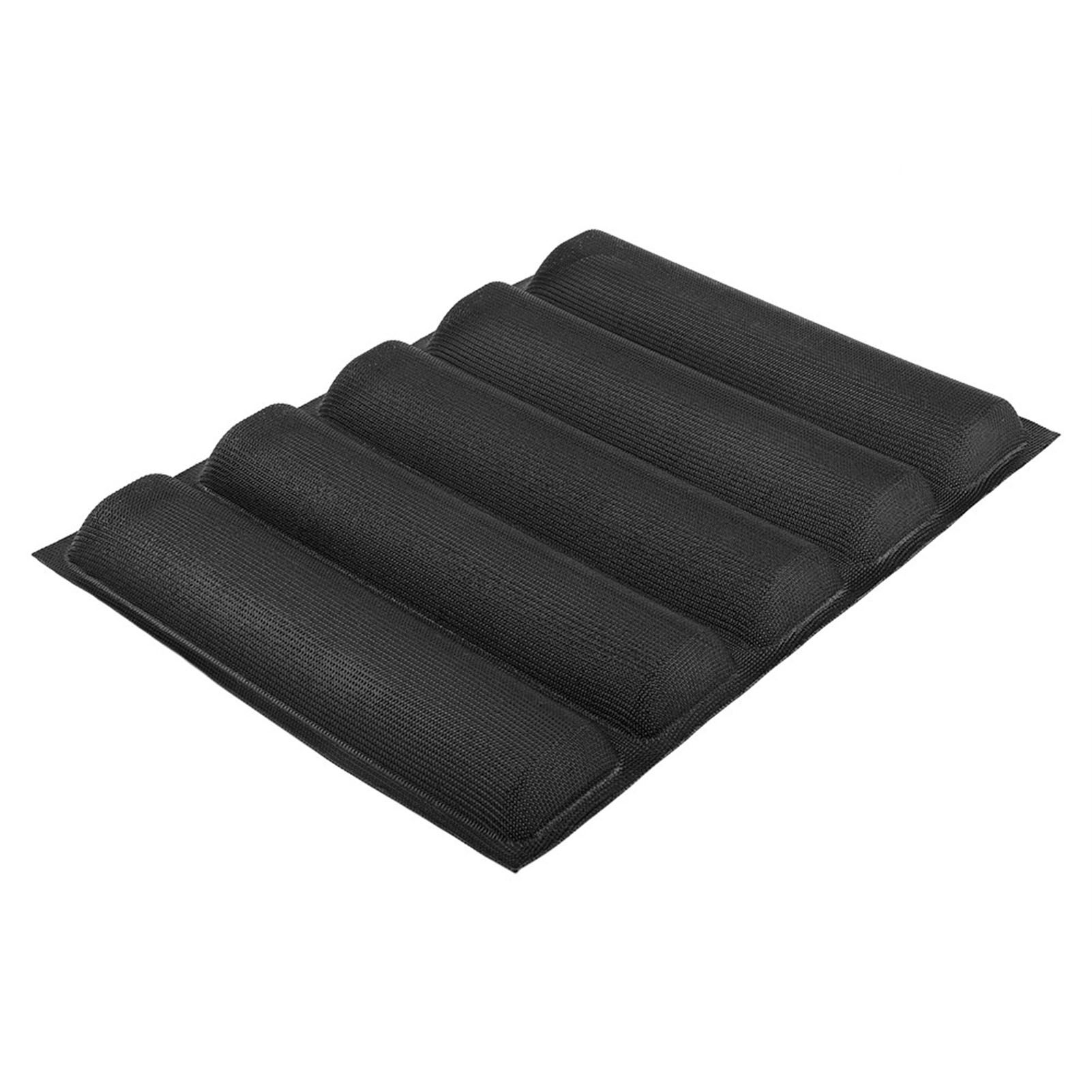 Silicone Oblong Shape Bread Molds Baguette Pan French Bakeware Tray view 5